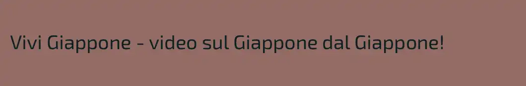 Vivi Giappone - video sul Giappone dal Giappone!